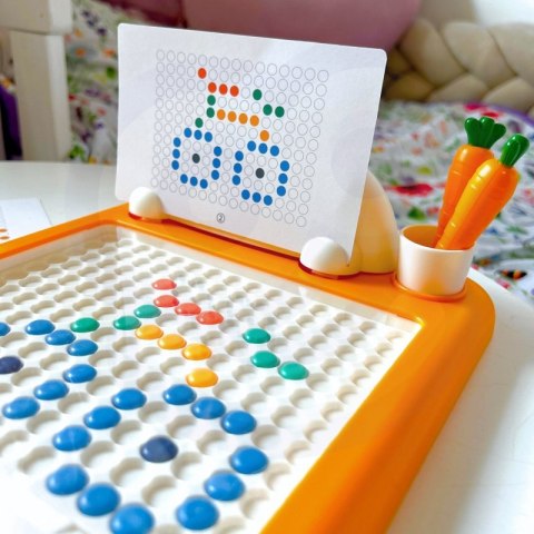 WOOPIE Tablica Magnetyczna Montessori MagPad Do Rysowania Królik Marchewka Woopie