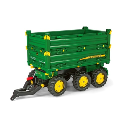 Rolly Toys rollyMulti Trailer - Przyczepa Wywrotka Rolly Multi John Deere 3 osiowa Rolly Toys