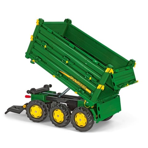 Rolly Toys rollyMulti Trailer - Przyczepa Wywrotka Rolly Multi John Deere 3 osiowa Rolly Toys