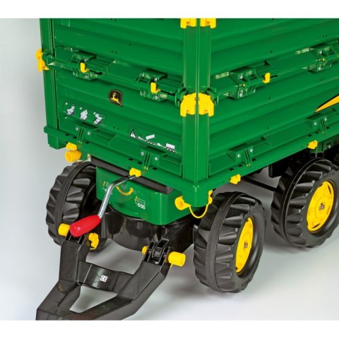 Rolly Toys rollyMulti Trailer - Przyczepa Wywrotka Rolly Multi John Deere 3 osiowa Rolly Toys