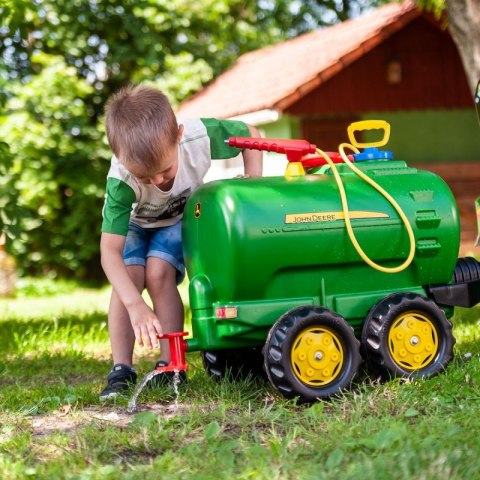 Rolly Toys rollyTanker John Deere cysterna dwuosiowa + pompka Rolly Toys