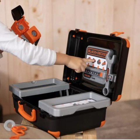 SMOBY Black & Decker Walizka z Narzędziami + Samochód w Częściach Smoby