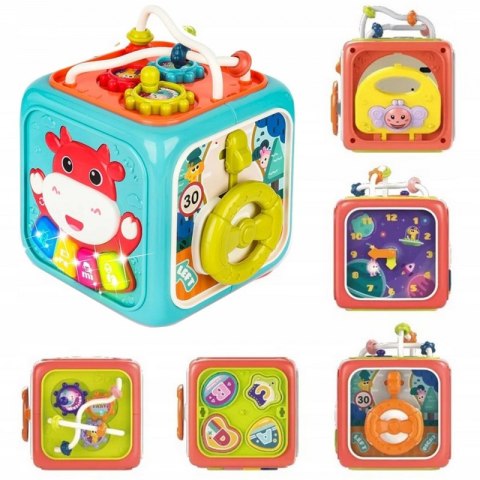 WOOPIE BABY Interaktywna Kostka Sensoryczna Edukacyjna Montessori Sorter 6w1 Woopie Baby