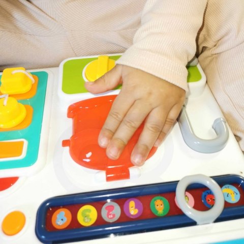 WOOPIE BABY Tablica Manipulacyjna Kuchnia Zegar z Efektami Dźwiękowymi i Świetlnymi Montessori Woopie Baby