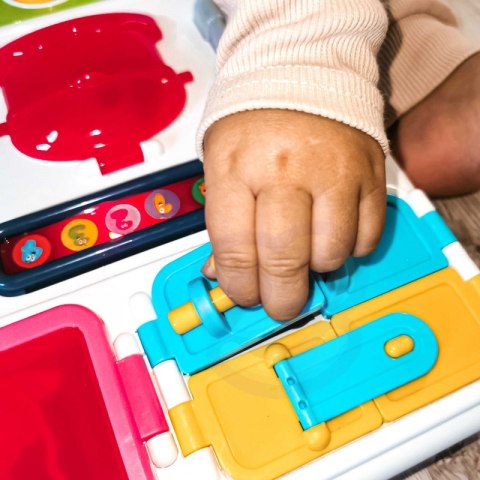 WOOPIE BABY Tablica Manipulacyjna Kuchnia Zegar z Efektami Dźwiękowymi i Świetlnymi Montessori Woopie Baby