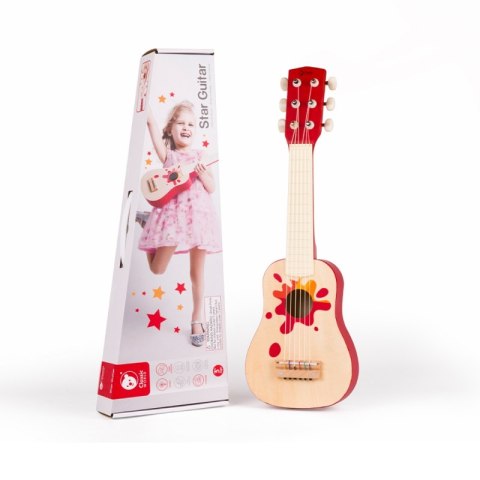 CLASSIC WORLD Drewniana Gitara dla Dzieci Akustyczna Classic World