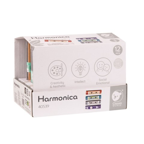 CLASSIC WORLD Drewniana Harmonijka Ustna dla Dzieci 1 szt. Classic World