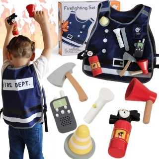 CLASSIC WORLD Little Firefighter Set Costume Tools 8 pcs. Classic World