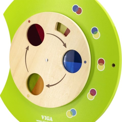 VIGA Drewniana Tablica Gąsienica Certyfikat FSC Montessori Viga Toys