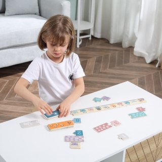 VIGA PolarB Drewniane Puzzle Numeryczne Cyferki Montessori Viga Toys