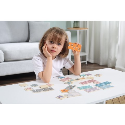 VIGA PolarB Drewniane Puzzle Numeryczne Cyferki Montessori Viga Toys