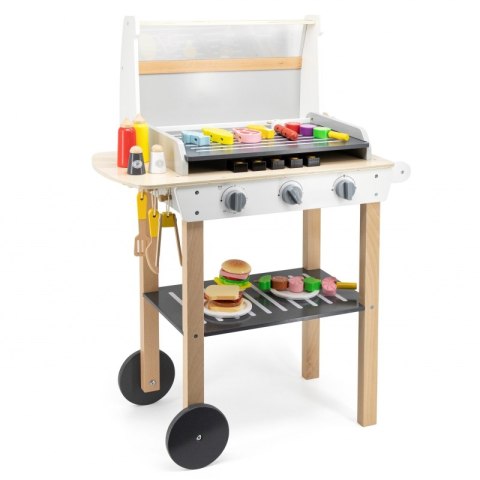 VIGA Duży Drewniany Grill dla Dzieci + 47 Akcesoriów Viga Toys