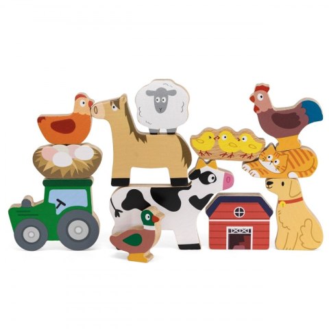 VIGA Układanka w Stosy Farma Zwierzęta Viga Toys