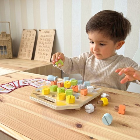 CLASSIC WORLD Wooden Manipulative Board Logic Puzzle Classic World