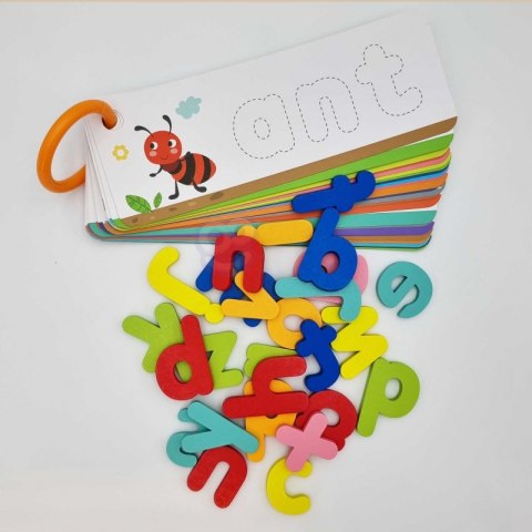 TOOKY TOY Puzzle Alfabet Montessori Nauka Literek Słów Zwierzątka 57 el. Tooky Toy