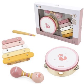 VIGA PolarB Zestaw Instrumentów Muzycznych Różowy Viga Toys