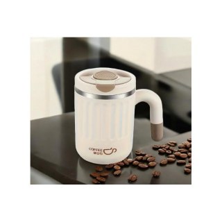 DUŻY POJEMNY KUBEK TERMICZNY ze słomką 480 ml TERMOS zamykany COFFE CUP17K