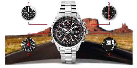 Zegarek Męski CASIO EDIFICE EF-527D-1AVEF 10 BAR CASIO