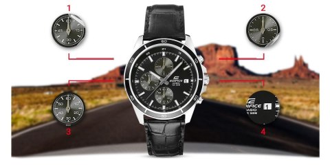 Zegarek Męski CASIO EDIFICE EFR-526L-1AVUEF 10 BAR + BOX CASIO