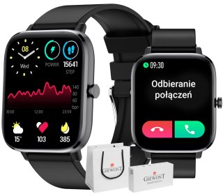 Smartwatch Giewont Dynamic SmartCall GW230-2 - Carbon/Carbon Giewont