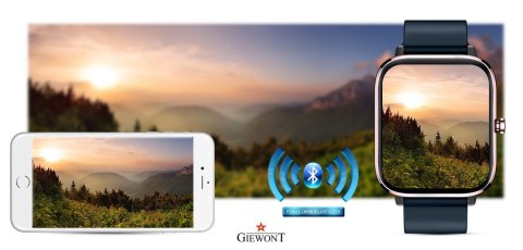 Smartwatch Giewont Dynamic SmartCall GW230-5 - RoseGold/Deep Ocean Giewont