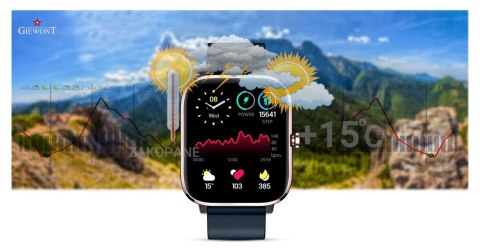 Smartwatch Giewont Dynamic SmartCall GW230-5 - RoseGold/Deep Ocean Giewont