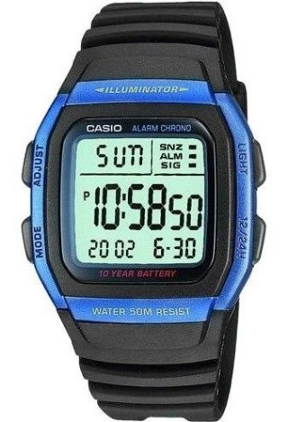 Zegarek Męski CASIO W-96H-2AVDF Unisex CASIO