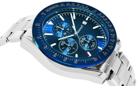 Zegarek Męski Giewont PrimeChrono GW8620-2 Chronograf Silver/Blue Giewont