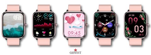 Smartwatch Giewont Dynamic SmartCall GW230-1 - Rose Gold/Powder Pink Giewont