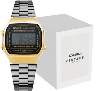 Zegarek Męski CASIO A168WEGB-1BEF + BOX CASIO