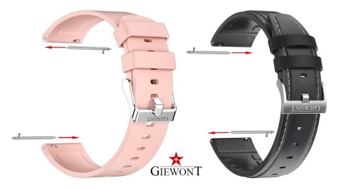 Teleskop GIEWONT Stalowy 22 mm do Pasek/Bransoleta SMARTWATCH GWT22 Giewont