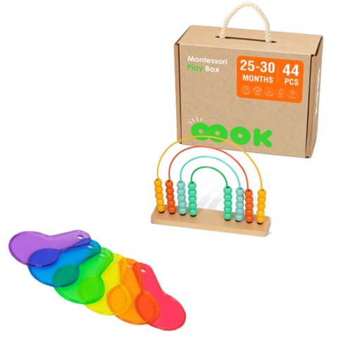 TOOKY TOY Box Pudełko XXL Montessori Edukacyjne 7w1 Sensoryczne 25-30 Mies. Tooky Toy