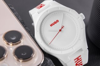 Zegarek Męski Hugo Lit For Him White 1530345 + BOX Hugo Boss