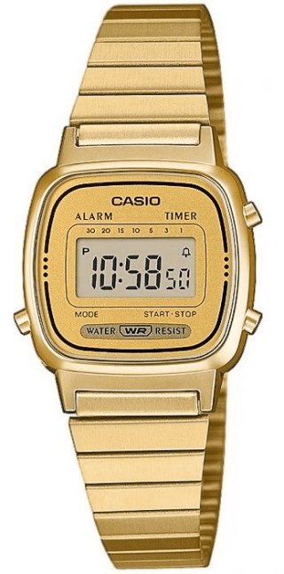 Zegarek Damski CASIO LA670WGA-9DF + BOX CASIO