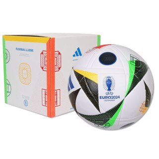 Piłka adidas Euro24 League Box Fussballliebe IN9369 biały 5 Adidas