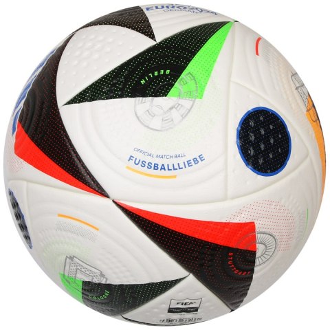 Piłka adidas Euro24 Pro Fussballliebe IQ3682 biały 5 Adidas