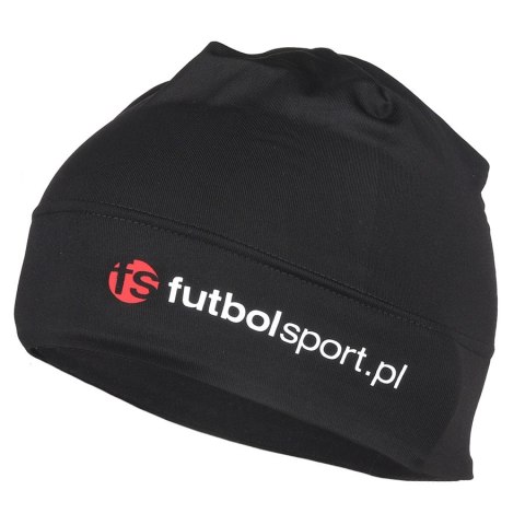 Czapka treningowa futbolsport czarna Futbolsport