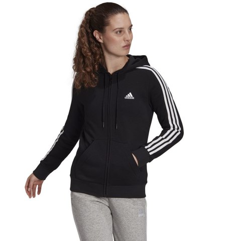 Bluza adidas 3 Stripes FL Full-Zip Hoodie GM5567 Adidas