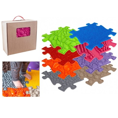 WOOPIE Mata Sensoryczna Ortopedyczna Puzzle 8 el. WERSJA-1A Woopie