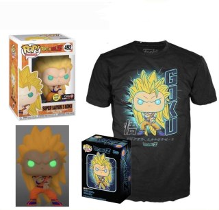 Funko POP! Dragon Ball Z Goku 492 Glow T-shirt M