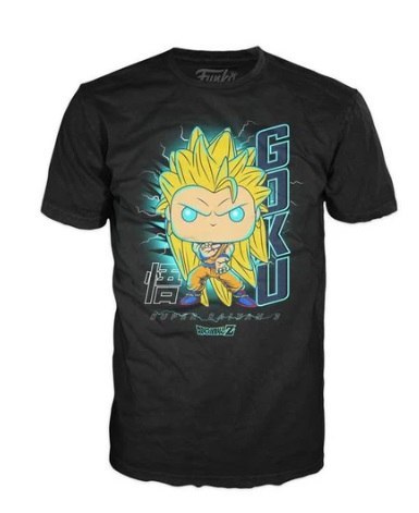 Funko POP! Dragon Ball Z Goku Glow T-shirt S