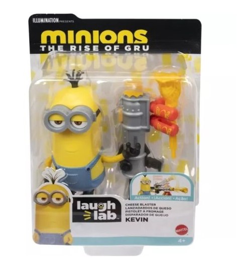 Mattel Minions Action Figure Kevin miotacz 10cm