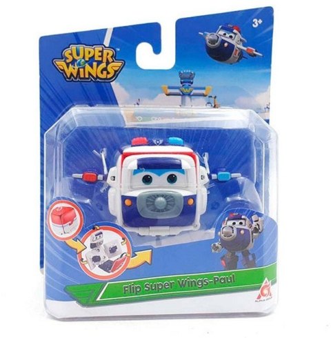 Super Wings robot transform Paul samolot 13cm