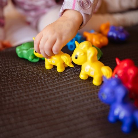 WOOPIE Figurki Montessori Zestaw Edukacyjny Jednorożce do Składania "Dopasuj Literki" 13 el. Woopie