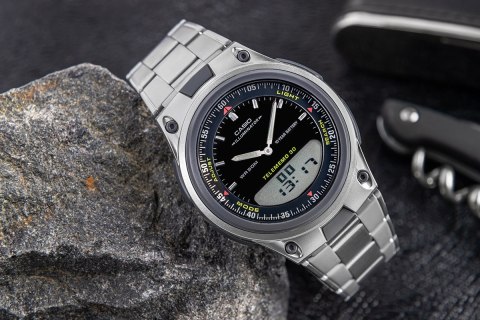 Zegarek Męski Casio DUAL AW-80D-1AVDF + BOX CASIO