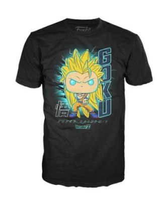 Funko POP! Dragon Ball Z Goku Glow T-shirt M