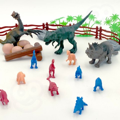 WOOPIE Zestaw Figurki Dinozaury 40 szt. Woopie