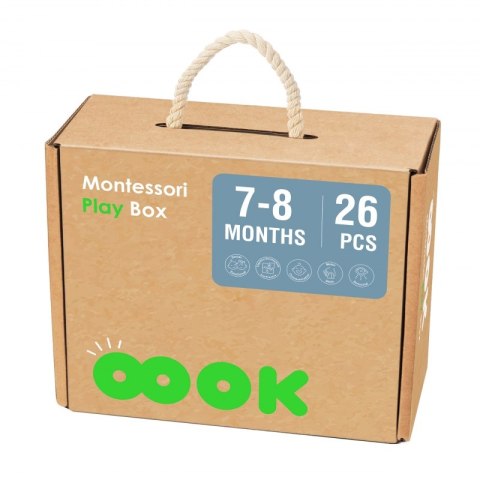 TOOKY TOY Box Pudełko XXL Montessori Edukacyjne 6w1 Sensoryczne 7-8 Mies Tooky Toy