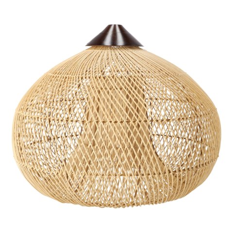 Dekoracyjna rattanowa lampa wisząca - 50 cm (naturalny kolor)