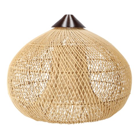 Dekoracyjna rattanowa lampa wisząca - 50 cm (naturalny kolor)